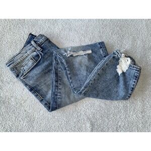 Hudson Zoeey High Rise Straight Crop Denim Jeans Women's Size 30